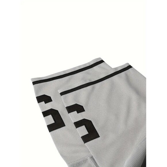 Sandlot Baseball Jersey Squints #5 Gray Stitched Men's - Picture 7 of 8